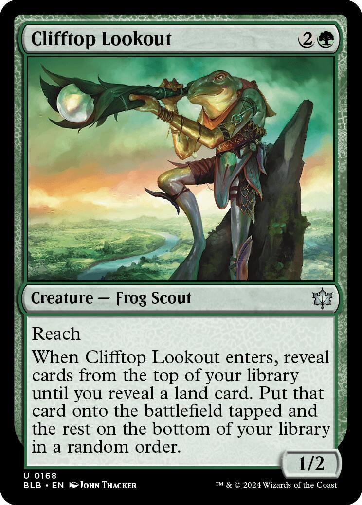 Image for Clifftop Lookout (Bloomburrow) (168) - Magic: The Gathering