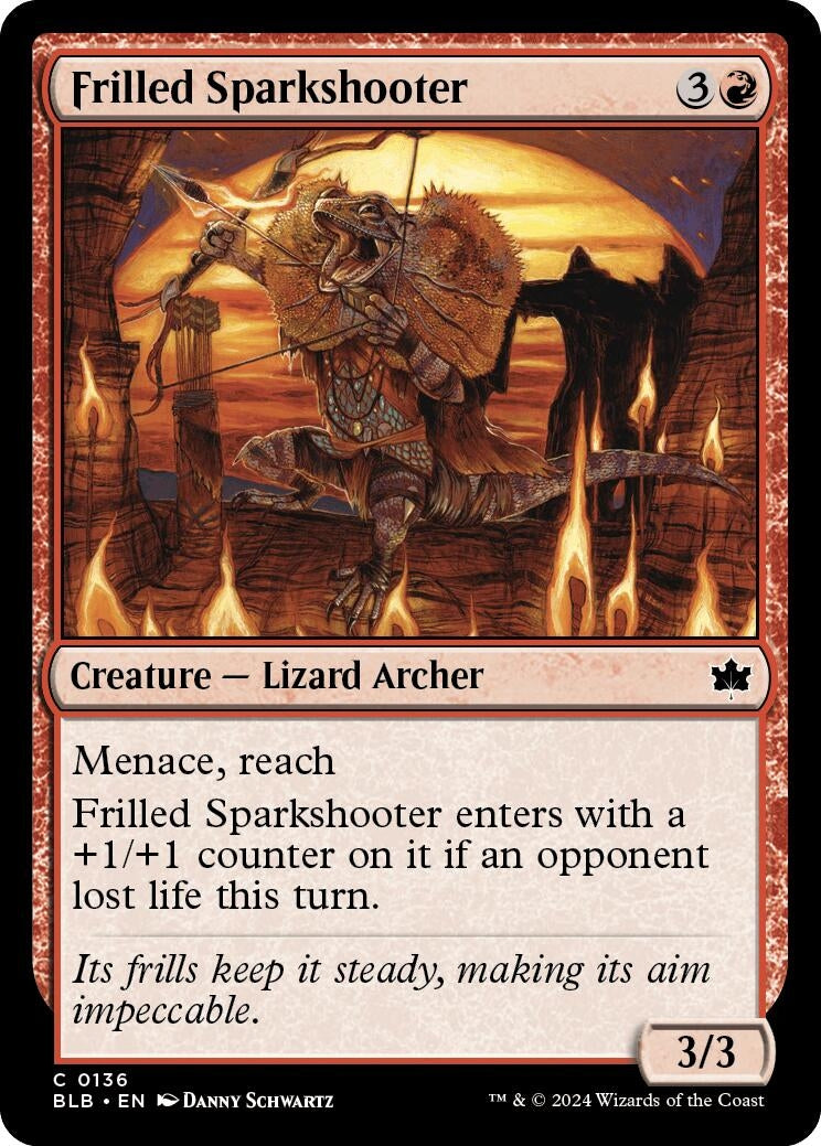 Image for Frilled Sparkshooter (Bloomburrow) (136) - Magic: The Gathering