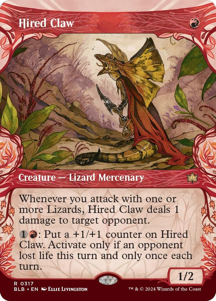 Image for Hired Claw (Showcase) (Bloomburrow) (317) - Magic: The Gathering