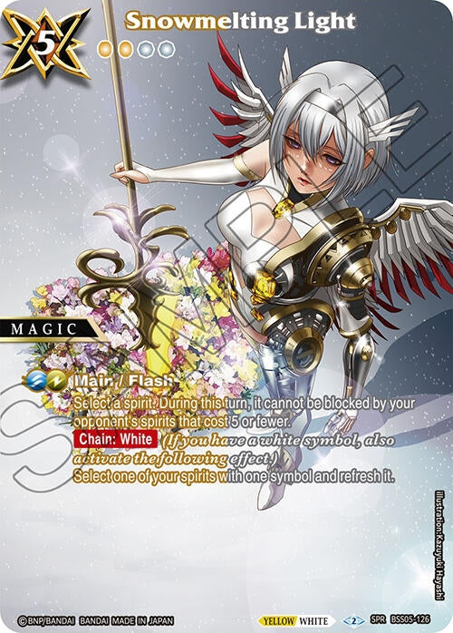 Image for Snowmelting Light (SPR) (Strangers in the Sky) (BSS05-126) - Battle Spirits Saga