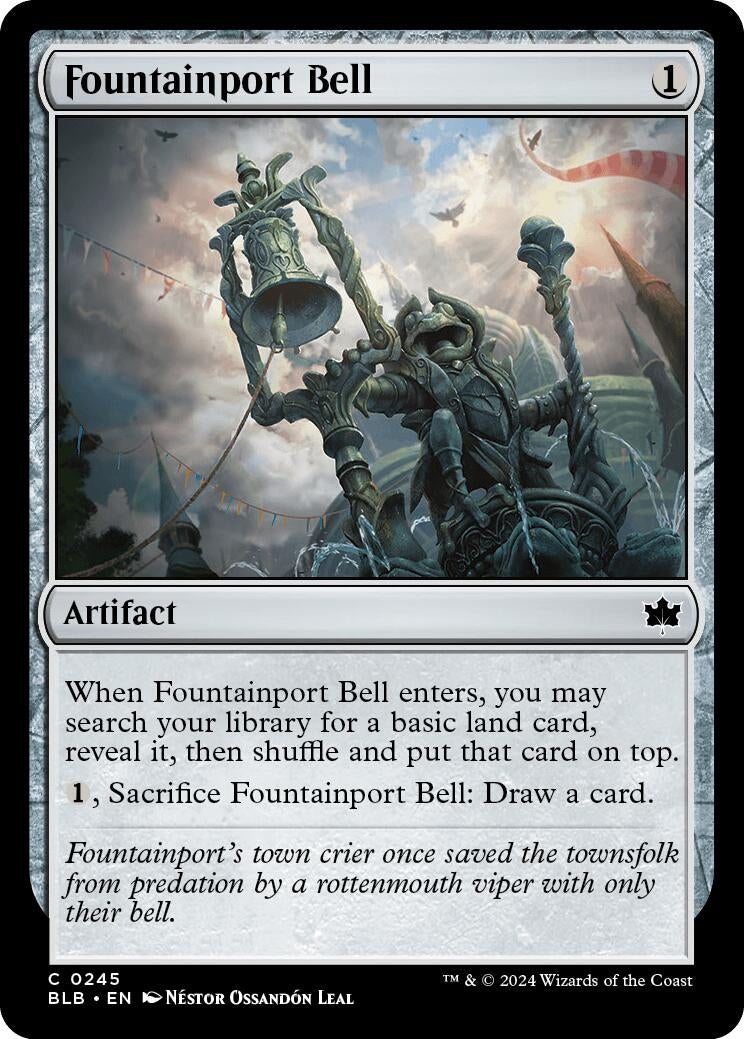 Image for Fountainport Bell (Bloomburrow) (245) - Magic: The Gathering