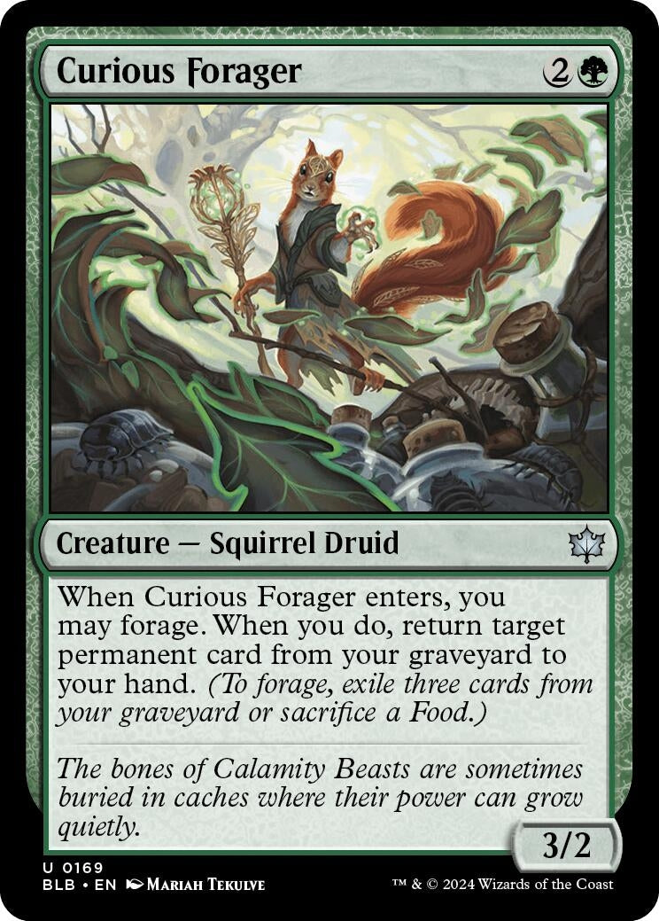 Image for Curious Forager (Bloomburrow) (169) - Magic: The Gathering