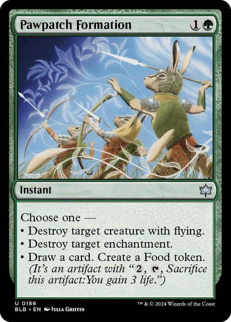 Image for Pawpatch Formation (Bloomburrow) (186) - Magic: The Gathering