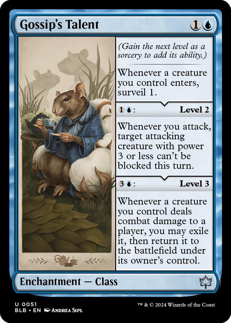 Image for Gossip's Talent (Bloomburrow) (51) - Magic: The Gathering