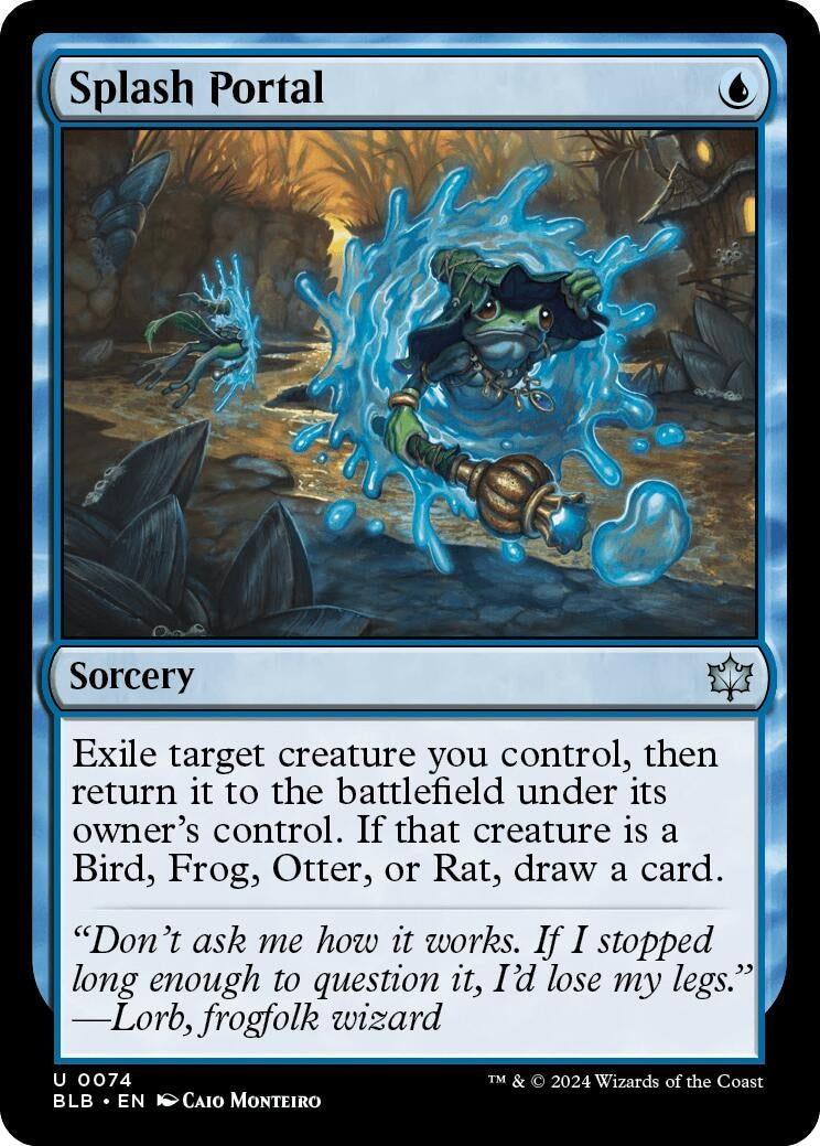 Image for Splash Portal (Bloomburrow) (74) - Magic: The Gathering