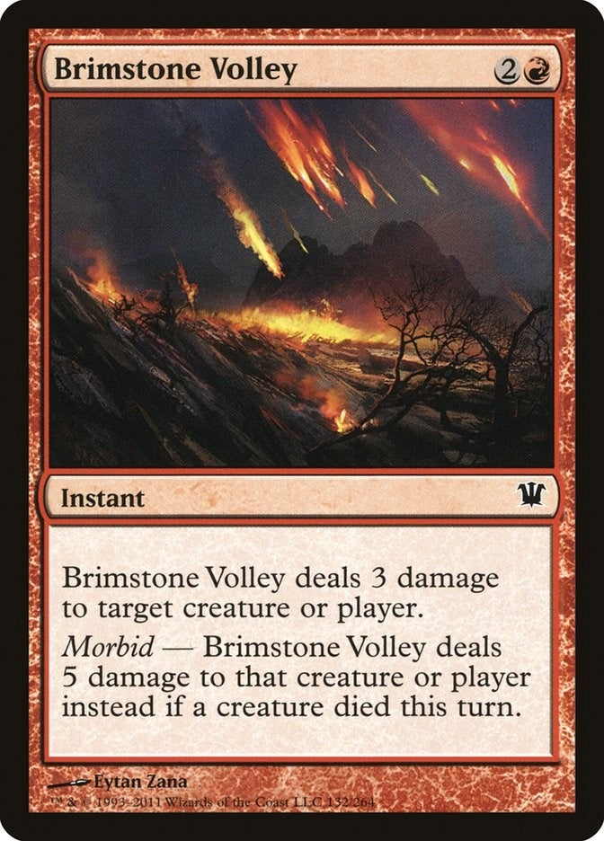 Image for Brimstone Volley (Innistrad) (132) - Magic: The Gathering
