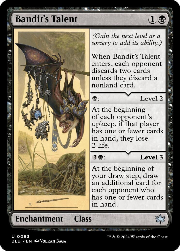 Image for Bandit's Talent (Bloomburrow) (83) - Magic: The Gathering