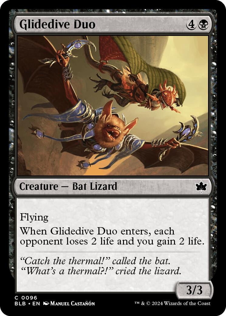 Image for Glidedive Duo (Bloomburrow) (96) - Magic: The Gathering