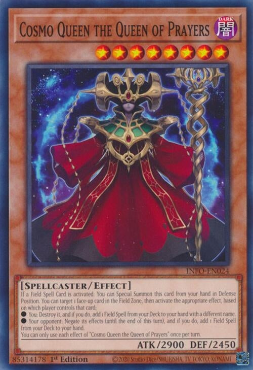 Image for Cosmo Queen the Queen of Prayers (The Infinite Forbidden) (INFO-EN024) - YuGiOh