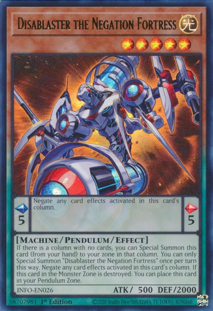 Image for Disablaster the Negation Fortress (The Infinite Forbidden) (INFO-EN026) - YuGiOh