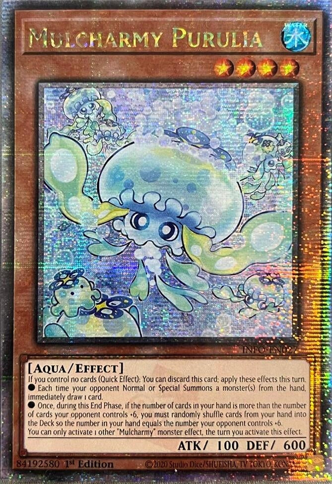 Image for Mulcharmy Purulia (Quarter Century Secret Rare) (The Infinite Forbidden) (INFO-EN027) - YuGiOh