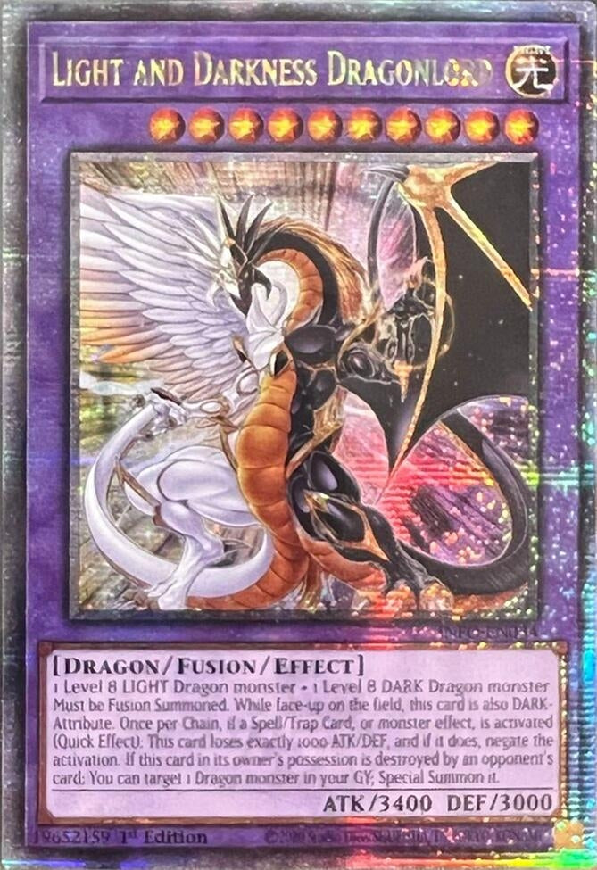 Image for Light and Darkness Dragonlord (Quarter Century Secret Rare) (The Infinite Forbidden) (INFO-EN034) - YuGiOh