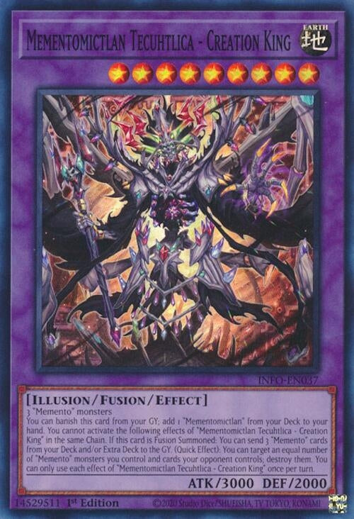 Image for Mementomictlan Tecuhtlica - Creation King (The Infinite Forbidden) (INFO-EN037) - YuGiOh