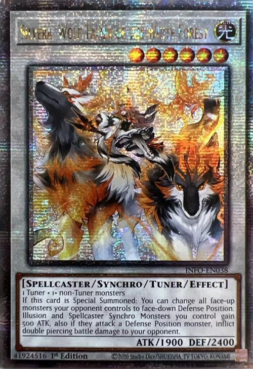 Image for Silvera, Wolf Tamer of the White Forest (Quarter Century Secret Rare) (The Infinite Forbidden) (INFO-EN038) - YuGiOh