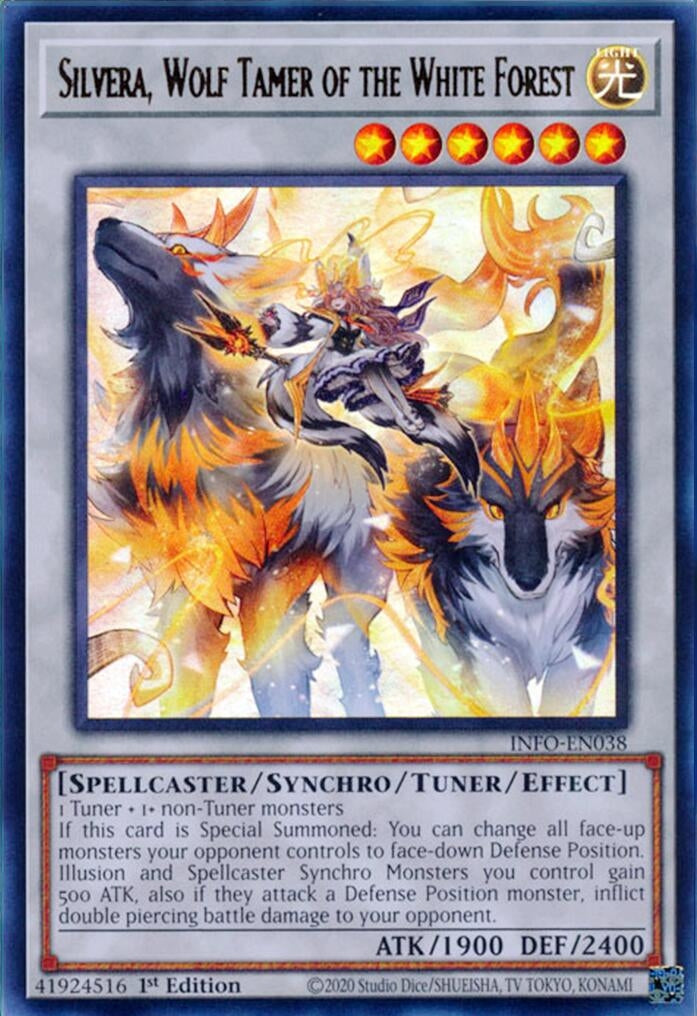 Image for Silvera, Wolf Tamer of the White Forest (The Infinite Forbidden) (INFO-EN038) - YuGiOh