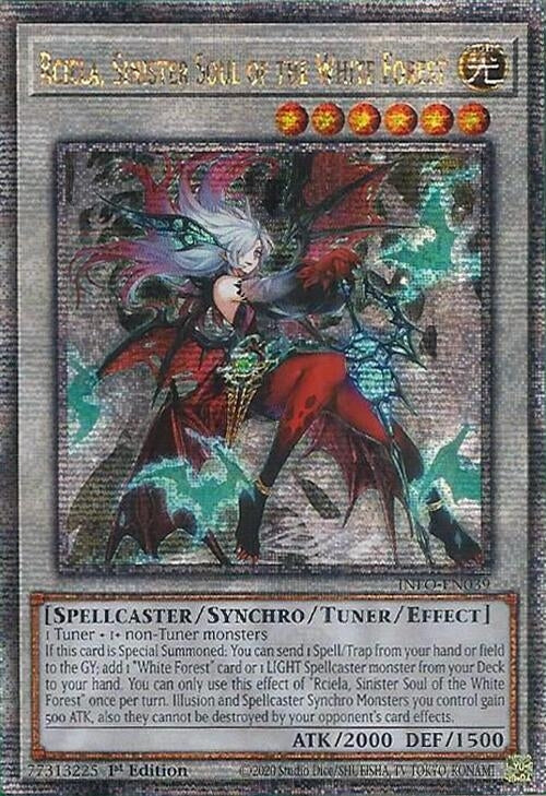 Image for Rciela, Sinister Soul of the White Forest (Quarter Century Secret Rare) (The Infinite Forbidden) (INFO-EN039) - YuGiOh