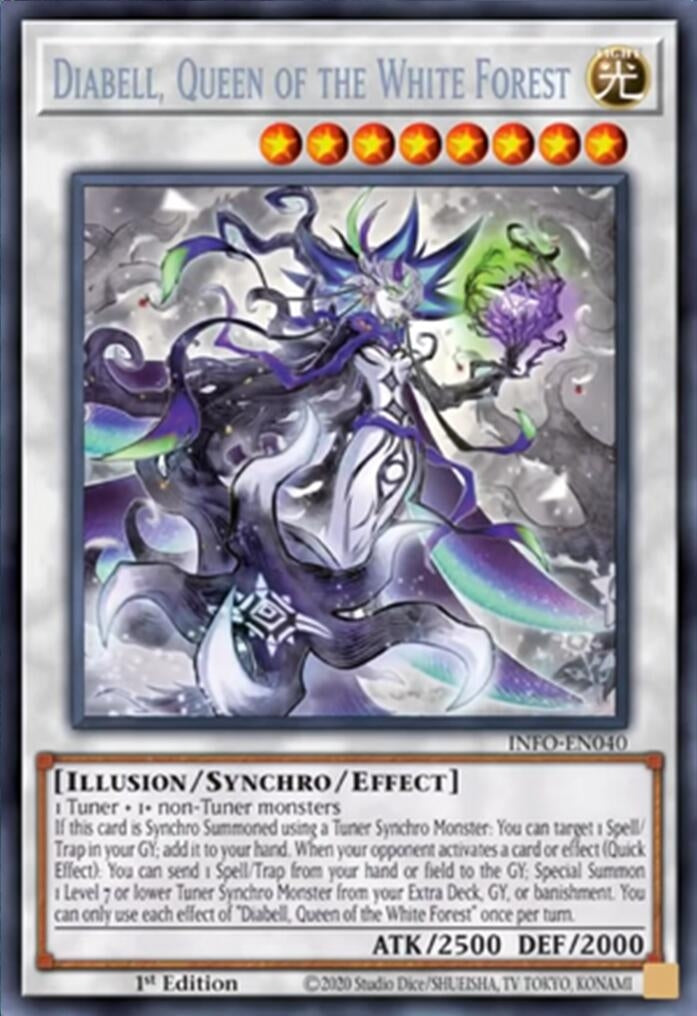 Image for Diabell, Queen of the White Forest (The Infinite Forbidden) (INFO-EN040) - YuGiOh