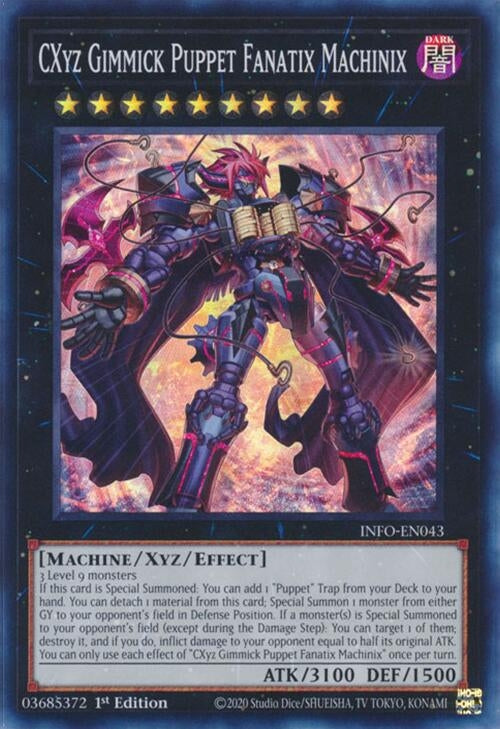 Image for CXyz Gimmick Puppet Fanatix Machinix (The Infinite Forbidden) (INFO-EN043) - YuGiOh