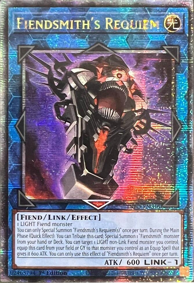 Image for Fiendsmith's Requiem (Quarter Century Secret Rare) (The Infinite Forbidden) (INFO-EN046) - YuGiOh