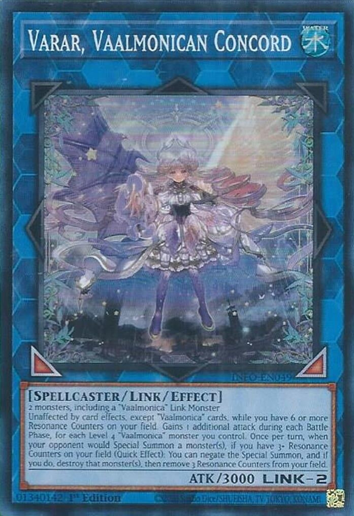 Image for Varar, Vaalmonican Concord (The Infinite Forbidden) (INFO-EN049) - YuGiOh