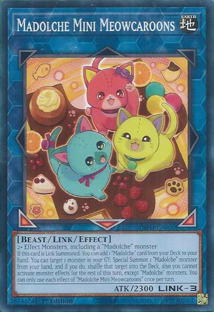 Image for Madolche Mini Meowcaroons (The Infinite Forbidden) (INFO-EN050) - YuGiOh