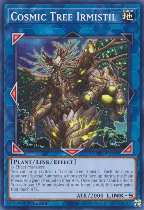 Image for Cosmic Tree Irmistil (The Infinite Forbidden) (INFO-EN051) - YuGiOh