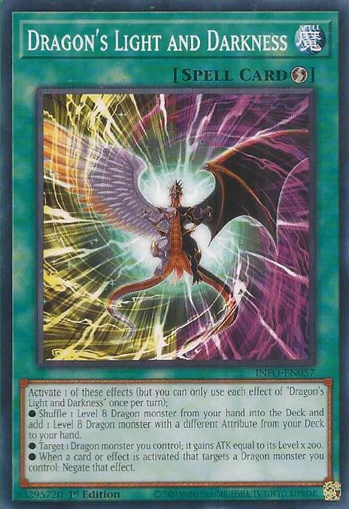 Image for Dragon's Light and Darkness (The Infinite Forbidden) (INFO-EN057) - YuGiOh