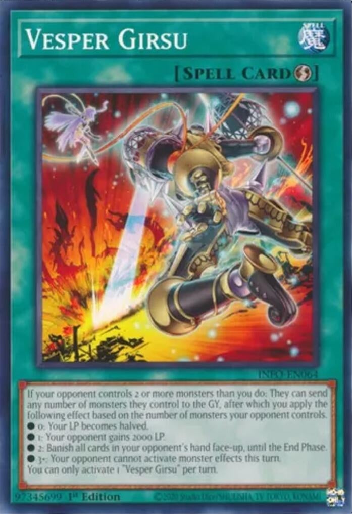 Image for Vesper Girsu (The Infinite Forbidden) (INFO-EN064) - YuGiOh