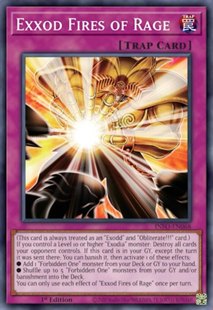 Image for Exxod Fires of Rage (The Infinite Forbidden) (INFO-EN068) - YuGiOh