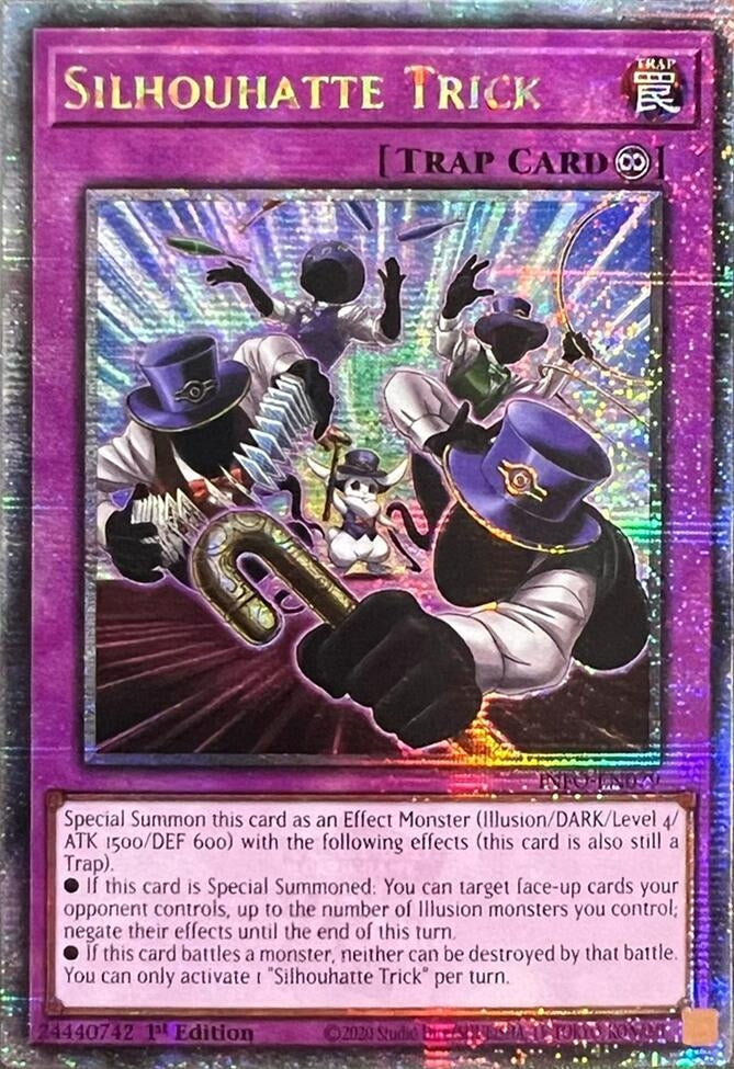 Image for Silhouhatte Trick (Quarter Century Secret Rare) (The Infinite Forbidden) (INFO-EN079) - YuGiOh
