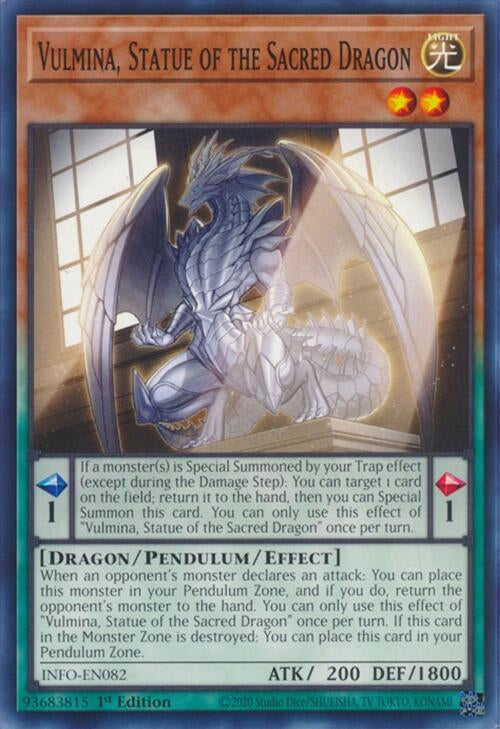 Image for Vulmina, Statue of the Sacred Dragon (The Infinite Forbidden) (INFO-EN082) - YuGiOh