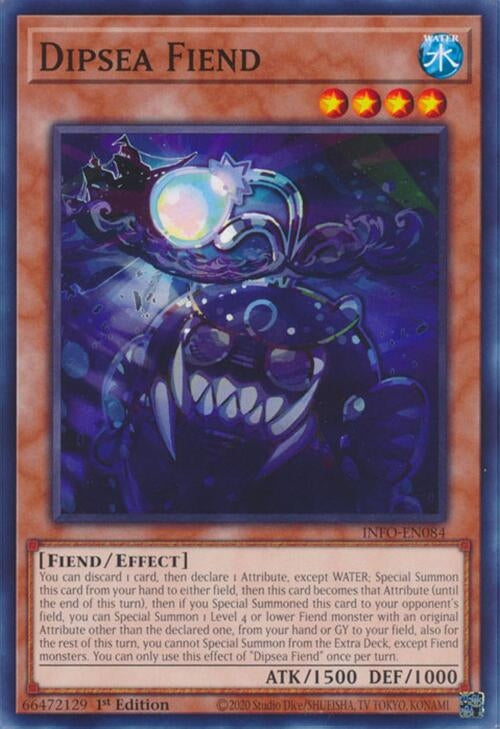 Image for Dipsea Fiend (The Infinite Forbidden) (INFO-EN084) - YuGiOh