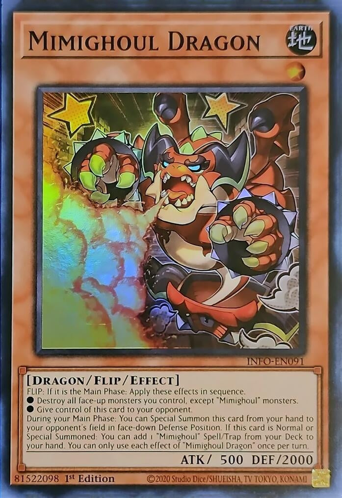 Image for Mimighoul Dragon (The Infinite Forbidden) (INFO-EN091) - YuGiOh
