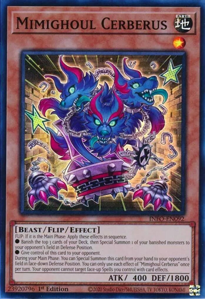 Image for Mimighoul Cerberus (The Infinite Forbidden) (INFO-EN092) - YuGiOh