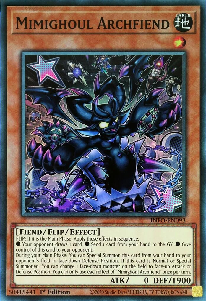 Image for Mimighoul Archfiend (The Infinite Forbidden) (INFO-EN093) - YuGiOh