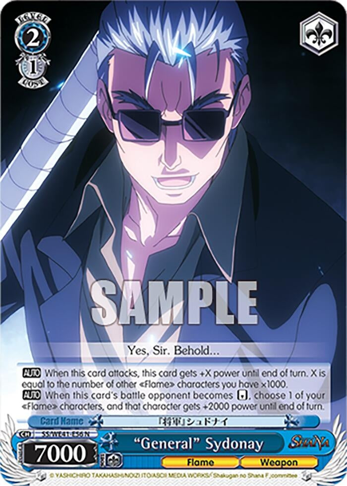 Image for "General" Sydonay (Shakugan no Shana Premium Booster) (SS/WE41-E56 N) - Weiss Schwarz