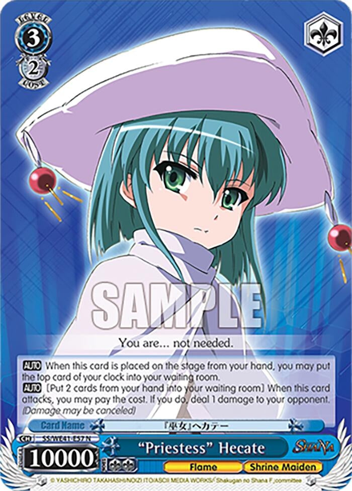 Image for "Priestess" Hecate (Shakugan no Shana Premium Booster) (SS/WE41-E57 N) - Weiss Schwarz