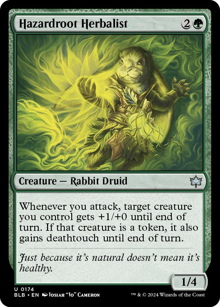 Image for Hazardroot Herbalist (Bloomburrow) (174) - Magic: The Gathering