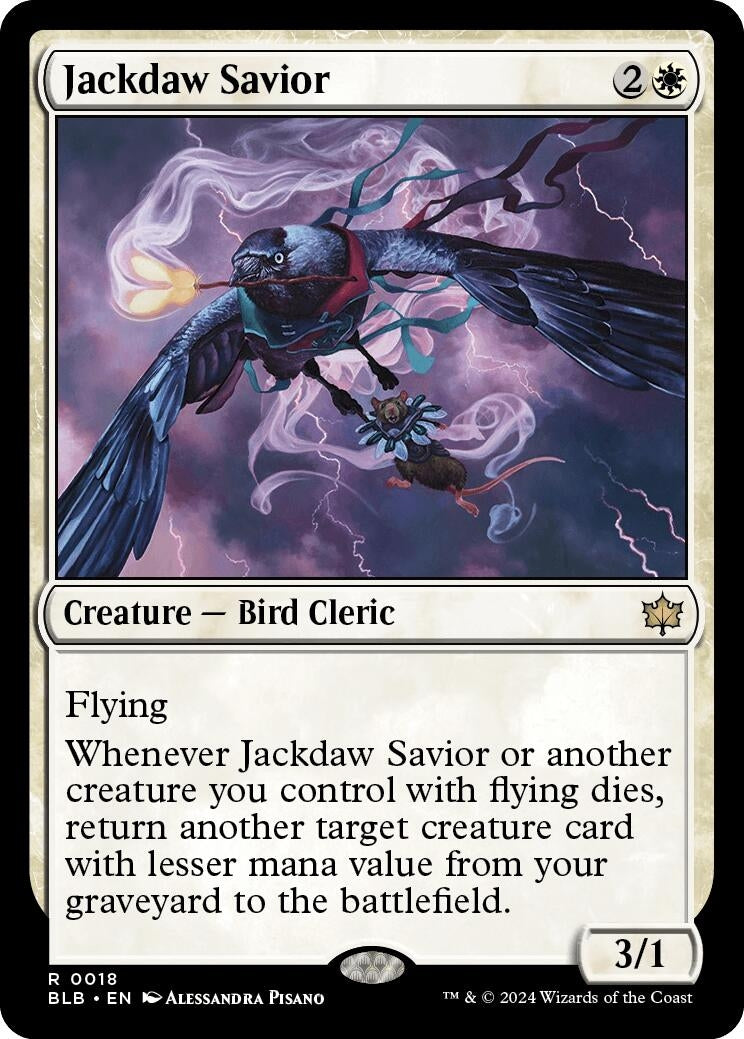 Image for Jackdaw Savior (Bloomburrow) (18) - Magic: The Gathering