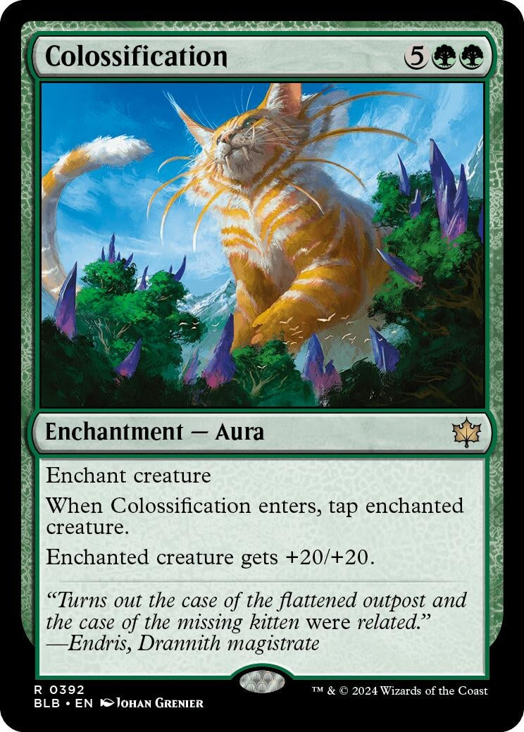 Image for Colossification (Bloomburrow) (392) - Magic: The Gathering