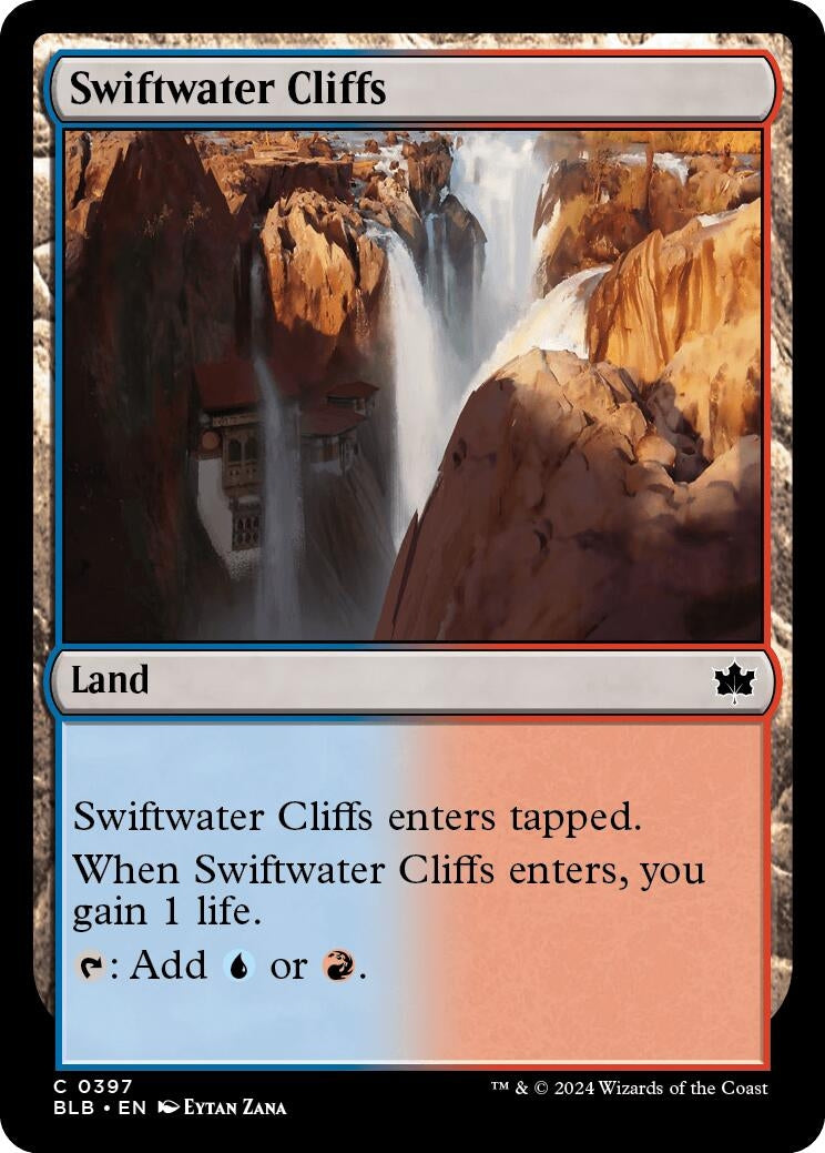 Image for Swiftwater Cliffs (Bloomburrow) (397) - Magic: The Gathering