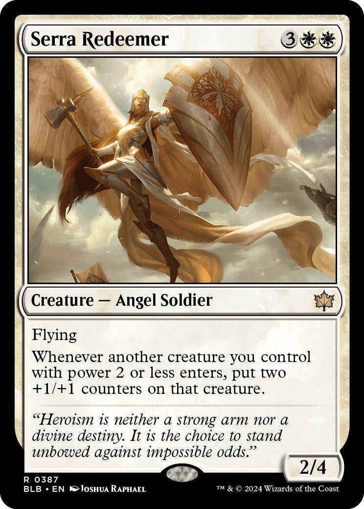 Image for Serra Redeemer (Bloomburrow) (387) - Magic: The Gathering