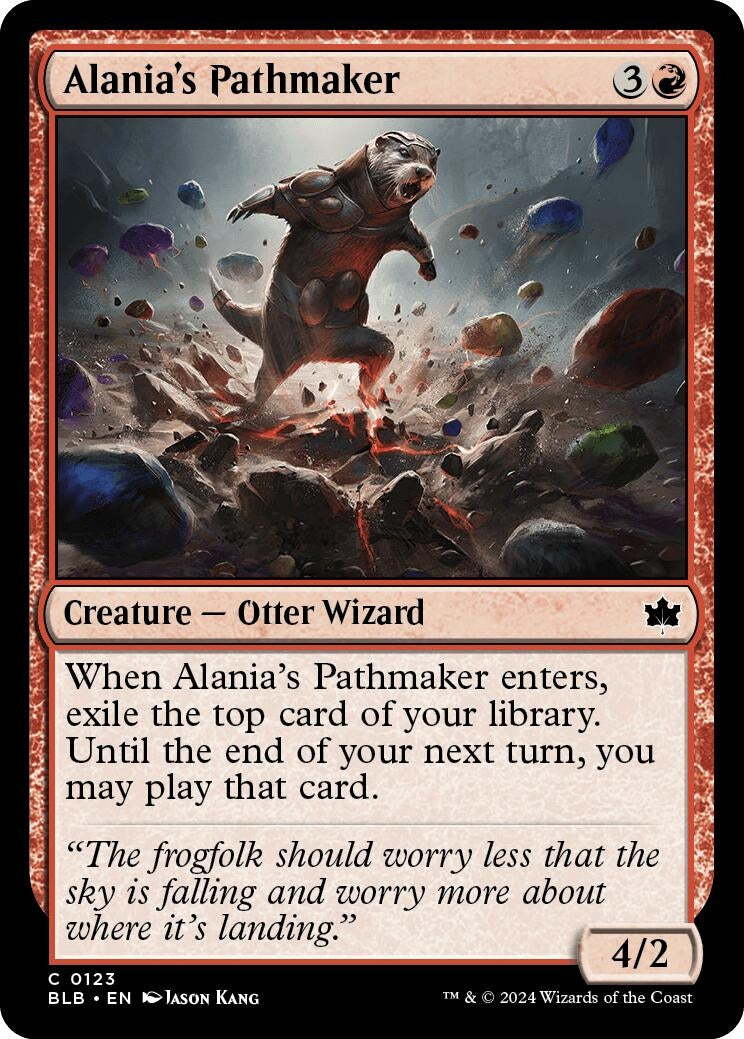 Image for Alania's Pathmaker (Bloomburrow) (123) - Magic: The Gathering