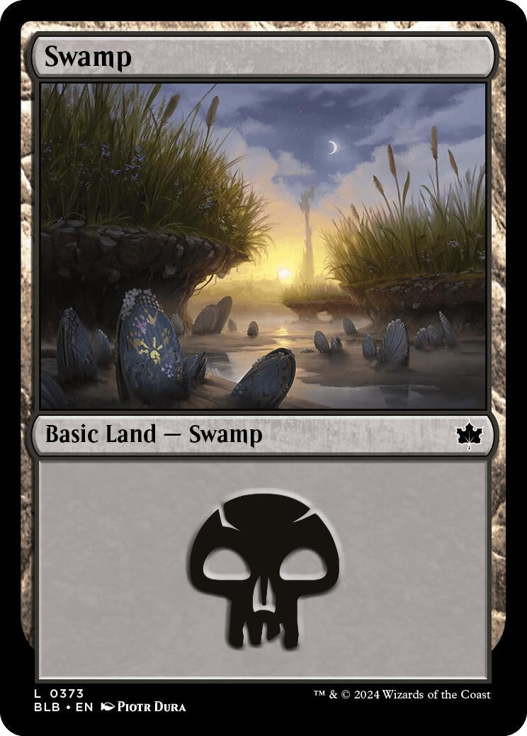 Image for Swamp (0373) (Bloomburrow) (373) - Magic: The Gathering