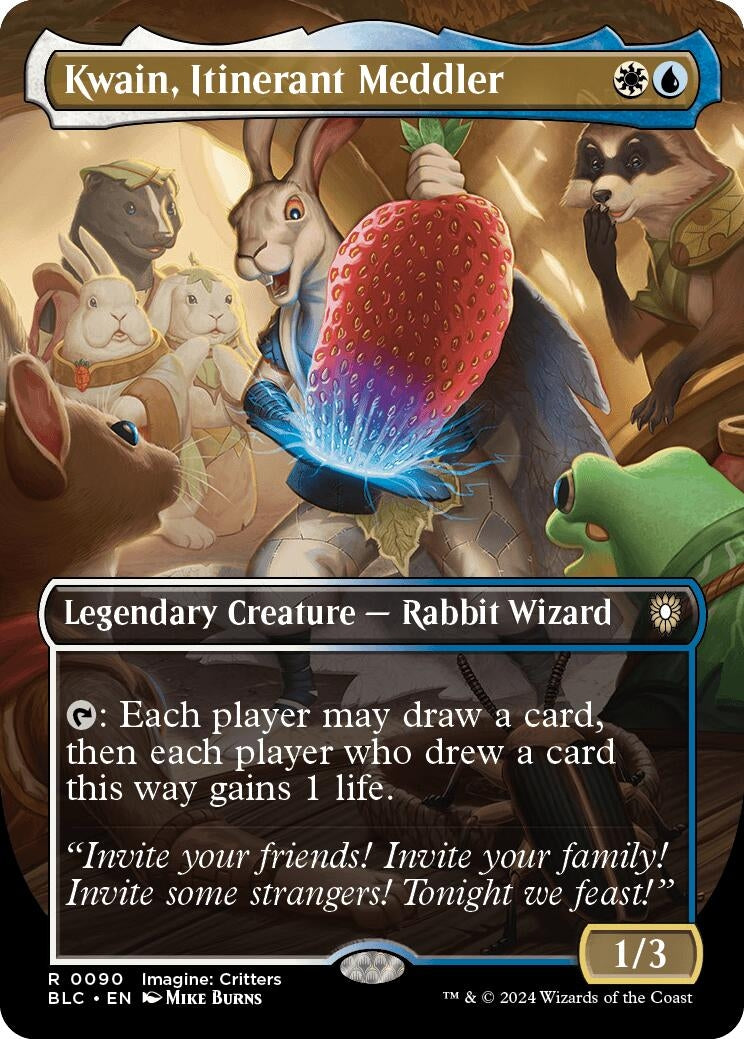 Image for Kwain, Itinerant Meddler (Borderless) (Commander: Bloomburrow) (90) - Magic: The Gathering