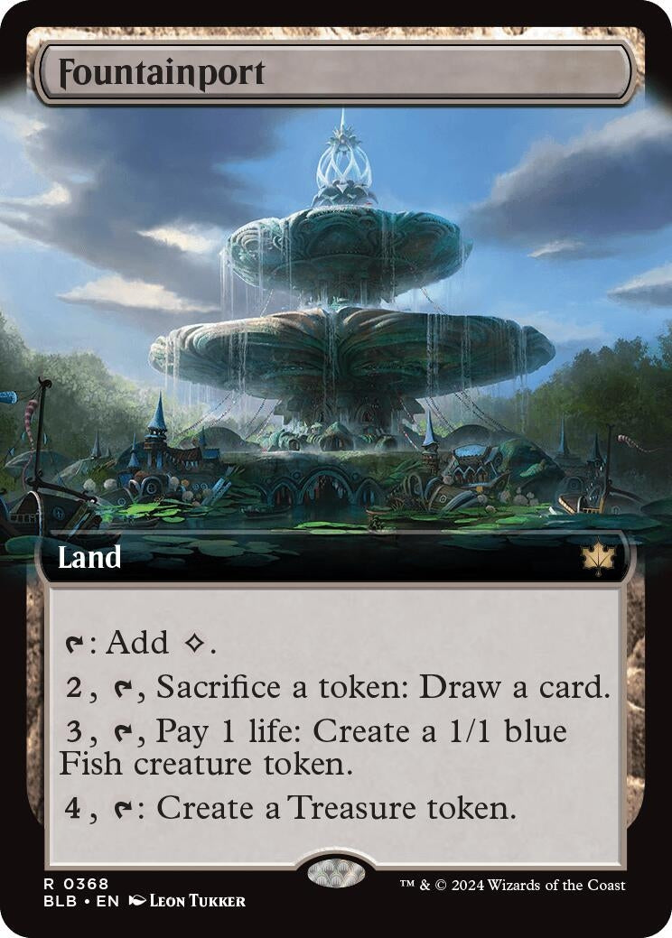 Image for Fountainport (Extended Art) (Bloomburrow) (368) - Magic: The Gathering