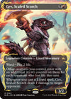 Image for Gev, Scaled Scorch (Borderless) (Raised Foil) (Bloomburrow) (349) - Magic: The Gathering