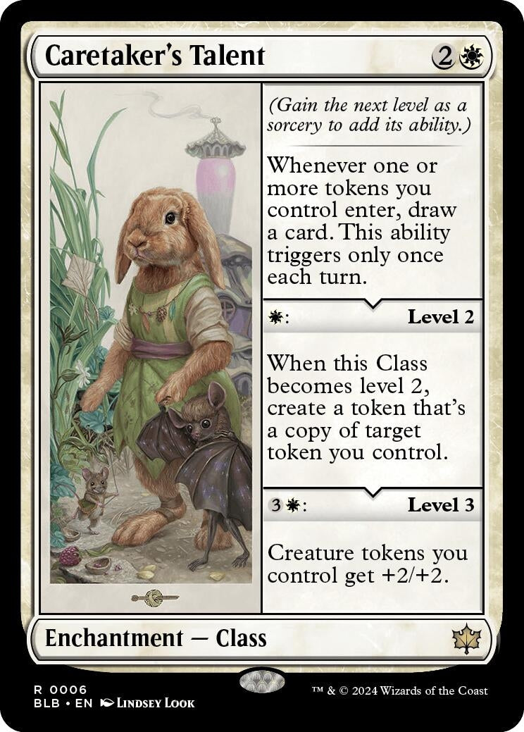 Image for Caretaker's Talent (Bloomburrow) (6) - Magic: The Gathering