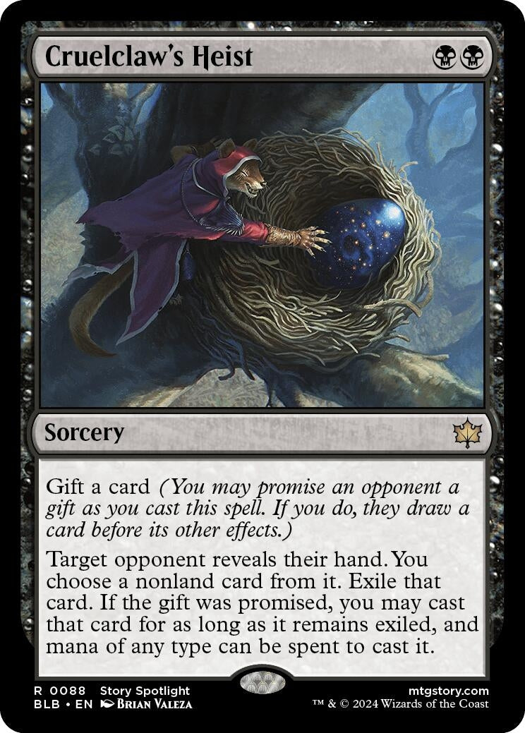 Image for Cruelclaw's Heist (Bloomburrow) (88) - Magic: The Gathering