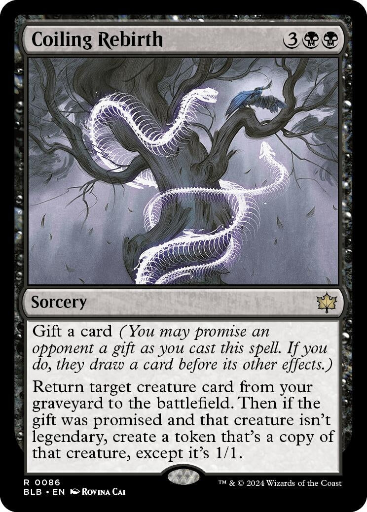 Image for Coiling Rebirth (Bloomburrow) (86) - Magic: The Gathering